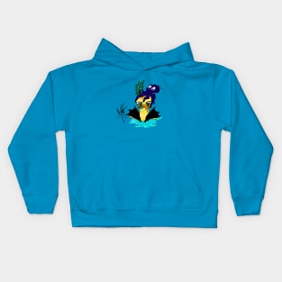 Grumpy Chicken Diver Kids Hoodie